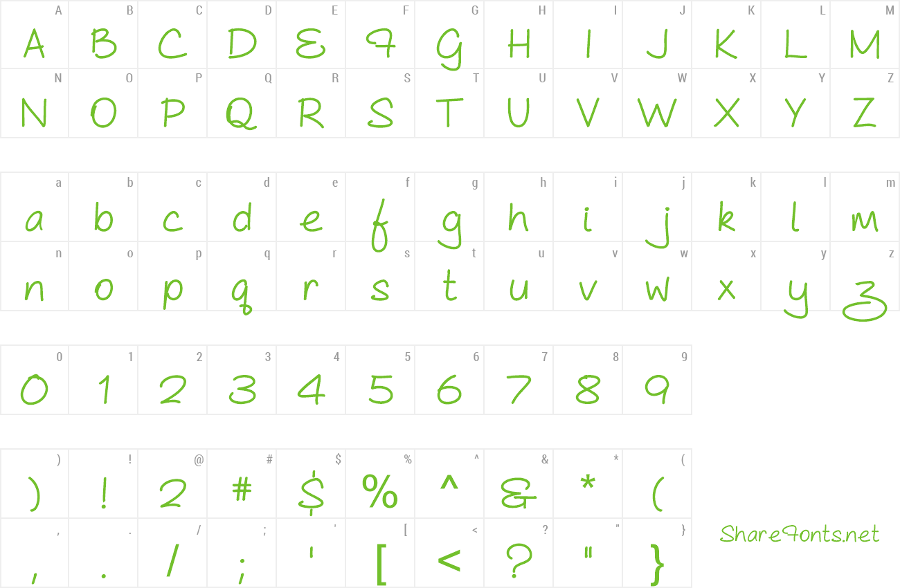 Font As Cute As... Heavy preview